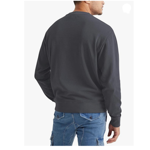 Nouveau design Sweat-shirt pour homme avec col en O manches longues respirant pour l'hiver Logo avant en polyester/coton - Product Image 4