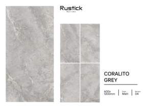 600x1200 Matt Ceramic Anti-Slip Wall Tile Stylish Interior <b>Bathroom</b> Kitchen Living Room Hotel Apartment Villa Decorative Modern - Product Image 2