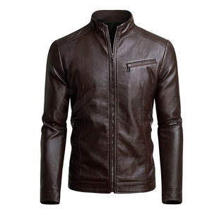 Chaqueta de cuero de moda para hombre totalmente personalizada al mejor precio, chaqueta de cuero de moda hecha en Pakistán - Product Image 1
