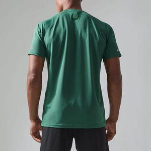 เสื้อยืด2ชิ้นสำหรับผู้ชายเสื้อยืดสีเขียวสำหรับออกกำลังกายและออกกำลังกายในยิมชุดกางเกงขาสั้นสำหรับผู้ชายออกแบบโลโก้ได้ตามต้องการ - Product Image 6