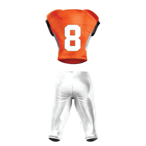 Vêtements de sport de conception de tendance supérieure Uniformes de football américain Uniformes de football américain en tissu de polyester imprimé par sublimation - Product Image 2