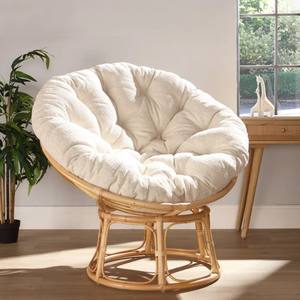 เก้าอี้ปาปาซานหวายสไตล์โบฮีเมียน เฟอร์นิเจอร์ตกแต่งบ้านสำหรับห้องนั่งเล่น ห้องนอน เก้าอี้หวายธรรมชาติสำหรับพักผ่อน เหมาะสำหรับโรงแรม วิลล่า สวนกลางแจ้ง - Product Image 5