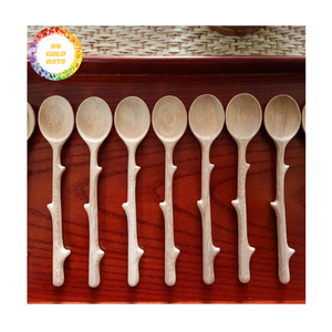 Wooden Spoon Constructed With Natural Bamboo Wood For Frying Stirring And Serving Food Vietnam - 99 Gold Data - Ms Violet - Product Image 2