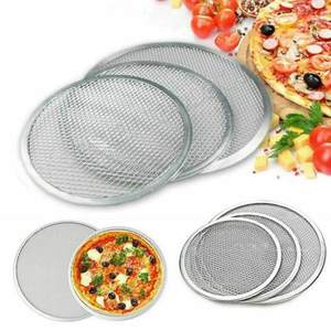 Commercial Restaurant Combo of 7 Multi-Size <b>Aluminum</b> Pizza Screen 6 to 18 Inches Diameter <b>Baking</b> Grid Screen - Product Image 1