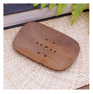 Artisanat de haute qualité, porte-savon en bois naturel rectangulaire, porte-savon en bois, logo personnalisé - Product Image 5