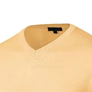 Marque de distributeur et tailles personnalisées disponibles Style de rue hommes col en V coton mélangé sweat-shirts à col en V personnalisés - Product Image 4