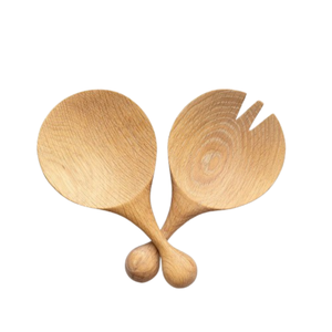 Venta al por mayor de utensilios de madera de acacia de diseño único servidor de ensalada cocina de alta calidad para artículos de cocina de la fábrica de Vietnam - Product Image 3