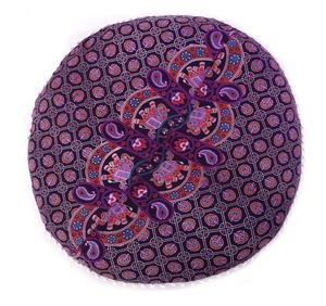 100 % Best Cotton Mandala Round <b>Cushion</b> Cover Floor Seating Pillows Handmade Floral Printed Bohemian Meditation Pillow Covers - Product Image 5