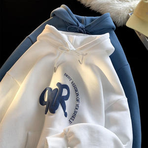 Sudaderas con Capucha de Felpa para Hombre, Diseño Personalizado, 100% Algodón, Bordado de Alta Calidad, Impresión Digital, Sublimación de Invierno, Personalizadas - Product Image 3