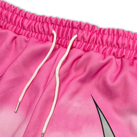 Nouvel arrivage de pantalons de survêtement élastiques délavés à l'acide avec dégradé coupe droite pour hommes