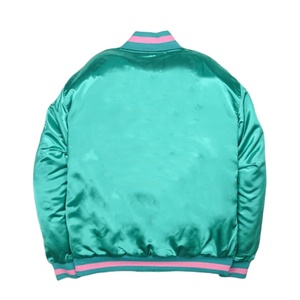 Chaquetas de satén de invierno para hombre de estilo callejero, 100% poliéster, lona, cuello levantado, logotipo frontal, alta calidad, precio barato - Product Image 2