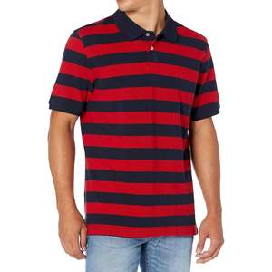 Polos de algodón personalizados azul cielo para hombre, polos ligeros de verano de manga corta con Cuello clásico - Product Image 4