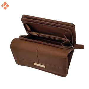 Cartera de mano vintage de cuero de vaca para mujer, el mejor diseño, logotipo personalizado, cierre de cremallera, bolso de tendencia a la venta - Product Image 2