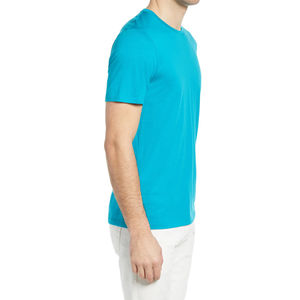 Camiseta tejida de algodón 2025 100% para hombres y mujeres, diseño holgado en blanco, transpirable y ecológico de alta calidad - Product Image 3