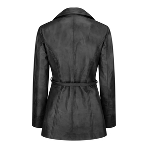 Chaqueta de Cuero para Mujer, Última Moda, Nuevo Diseño, Chaqueta Casual con Cierre para Invierno - Product Image 2