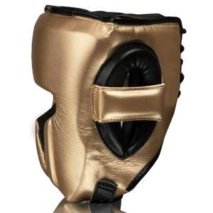 Protector de Cabeza de Boxeo Profesional Ajustable, de Cuero Genuino, Personalizado, para Entrenamiento de Boxeo, Venta Caliente - Product Image 3