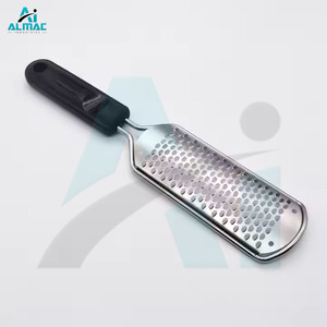 Pédicure ALMAC Outils de soins des pieds en acier inoxydable lime à pieds râpe à talon râpe dure peau morte dissolvant de callosités utilisation des ongles - Product Image 5