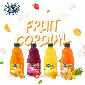 Sirop liquide à la fraise exquis, concentré de jus de fruits pour les jus et l'amélioration des aliments, emballé dans une bouteille - Product Image 2