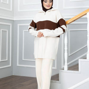 เสื้อผ้าอิสลามอาบายาเสื้อคลุมสำหรับผู้หญิง,เสื้อคาร์ดิแกนเสื้อถักแฟชั่นอิสลามแบบตุรกีสำหรับฤดูหนาวรุ่นใหม่ - Product Image 1