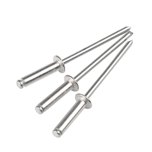Rivets aveugles en cuivre plaqué zinc par boîte, rivets aveugles à écrou A4, rivets aveugles en aluminium - Product Image 1