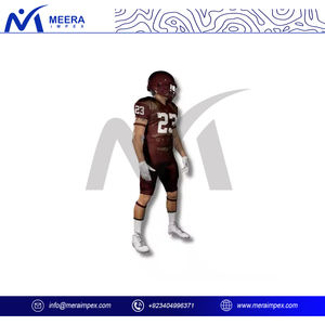 Vente en gros d'uniformes de football américain personnalisés, maillot et pantalon, vêtements de sport respirants à séchage rapide pour l'entraînement en équipe et l'utilisation en ligue - Product Image 3