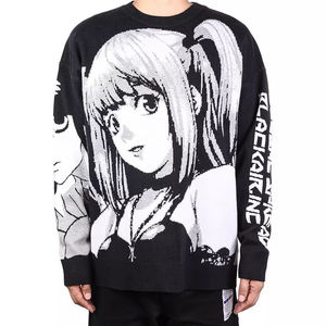 Pull en maille polaire à col rond pour homme, logo personnalisé OEM ODM, 100% coton, séchage rapide, écologique, uni, décontracté - Product Image 3