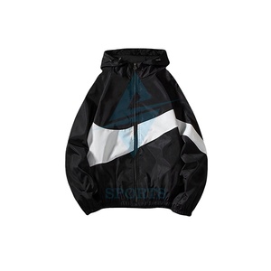 Custom Logo Front Embroidery <b>Men's</b> Eco-Friendly Breathable Waterproof Softshell Hooded Windbreaker <b>Jacket</b> 100% Polyester Winter - Product Image 1