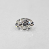 Piedra preciosa suelta de moissanita de forma ovalada de corte agradable de excelente calidad con personalización para la fabricación de joyas