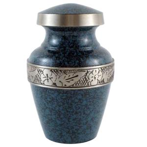 High Quality Brass Cremation <b>Keepsake</b> Urns With Engraving Gold And Gray Finished Metal Funeral Urns For Human <b>Ashes</b> - Product Image 4