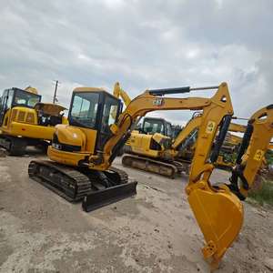 Mini-excavatrice sur chenilles Caterpillar 303.5E d'occasion du Japon, comme neuve, avec moteur, boîte de vitesses, pompe à engrenages, roulement, godet de 0,8 m³ et capacité de levage de 3,5 tonnes - Product Image 4