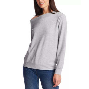 Maglione Vintage da Donna con Dettagli in Cristallo, Spalle Scoperte, Traspirante, Lavorato a Maglia, Stampa Asimmetrica, Stile Casual per Autunno Inverno, Sexy - Product Image 1