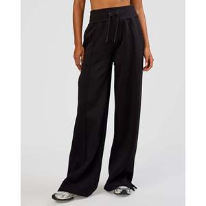 MVP Wide Leg Tall Track <b>Pant</b>-<b>Black</b> - Product Image 1