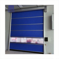Porte rapide enroulable industrielle en tissu PVC coupe-vent pour usine alimentaire