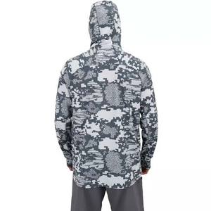 เสื้อตกปลาแขนยาวระบายอากาศได้ดีแห้งเร็ว2025มีฮู้ดสำหรับผู้ชายกลางแจ้งป้องกันแสงแดดงานตามสั่ง - Product Image 2