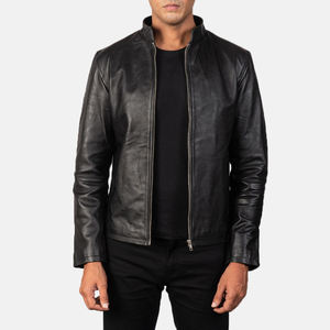 Veste en cuir pour homme, nouvelle mode, veste en cuir pour homme, veste en cuir coupe-vent à prix avantageux, veste pour homme 2025 - Product Image 6