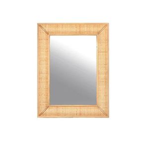 Personnalisé fait à la main écologique Premium Rectangle rotin Vietnam miroir meilleur prix décor de luxe pour salle de bain chambre beauté - Product Image 3
