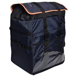 Boîtes de queue de moto isolées à livraison chaude et froide avec doublures à double pont et à poignée d'étagère de grande capacité pour la nourriture en plein air - Product Image 1