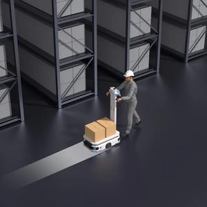 Robot intelligent T300 version levage, robot de livraison industriel avec capacité de charge utile de 300 kg et navigation LDS Slam+Vslam - Product Image 4