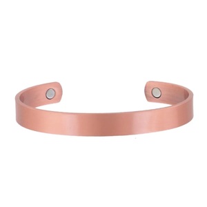 Pulsera de esposas de cobre puro de lujo para hombres y mujeres, brazalete magnético de moda con beneficios curativos para la salud para la artritis - Product Image 2