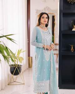 Colección 6012 de Vestidos de Diseñador Indio y Pakistaní, Dhoti Punjabi y Salwar Kameez de Bollywood, para Bodas y Fiestas, para Mujer - Product Image 5