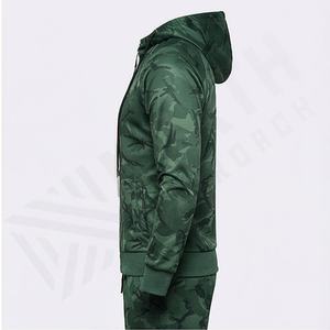 Chándal Deportivo con Cremallera para Hombre, Transpirable, con Capucha, Cintura Ajustable con Cordón, Cómodo para Atletismo, Fitness, Gimnasio, Jogging y Deportes - Product Image 3