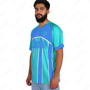 Blaze Fight Wear Camisetas de fútbol completamente personalizables Sublimación Diseño Collar Poliéster Camiseta de fútbol - Product Image 1