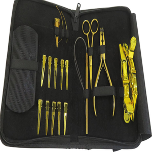 Nuevo Kit de Herramientas para Extensiones de Cabello Sostenibles a Precios de Mayoreo, Acero Inoxidable, Color Personalizado en Estuche Negro - Product Image 3