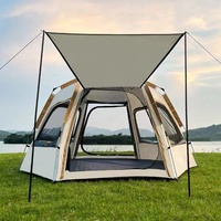 2023 haute qualité 5 8 personnes famille Camping tente pour adultes Camping en plein air Portable automatique étanche tente