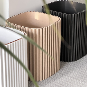 Poubelle en carton italien au design écologique pour bureau, maison, salle de bain, cuisine et chambre à coucher - Product Image 4