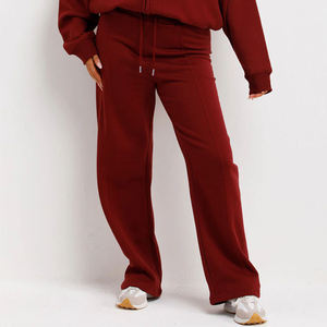 ชุดวอร์มสีพื้นสำหรับผู้หญิง คอลเลคชั่นชุดออกกำลังกาย 2 ชิ้นสุดฮิต ระบายอากาศได้ดี รับบริการ OEM - Product Image 3