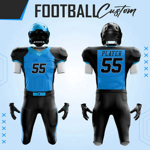 Uniformes confortables de football américain de haute performance de logo personnalisé d'uniformes de football américain de quantité minimale de commande bas - Product Image 5