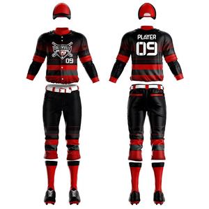 Uniforme de Béisbol Personalizado de Alta Calidad para Hombre, Estilo Único, Transpirable, Anti-UV, de Secado Rápido, 100% Poliéster, para Adultos - Product Image 3