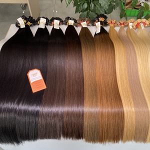 Productos de pelo de punta plana de queratina, cabello virgen de longitud completa de 8 ''a 40'', venta al por mayor, doble estiramiento, humano vietnamita crudo - Product Image 6
