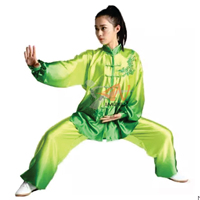 Seragam kung fu profesional kain lembut seragam kung fu dengan warna kustom dan bordir/seni bela diri Karate pakaian